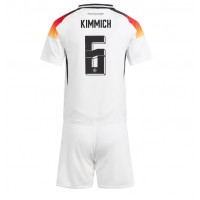 Nemecko Joshua Kimmich #6 Domáci Detský futbalový dres ME 2024 Krátky Rukáv (+ trenírky)